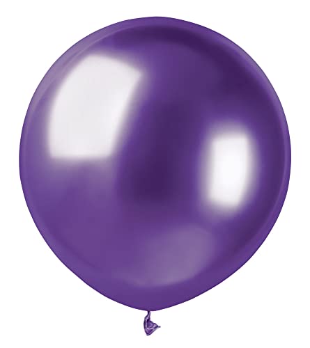 Umschlag 25 Metallic Luftballons Naturlatex Premium Quality G150 (Ø 48cm / 19") Lila Metallic von Ciao