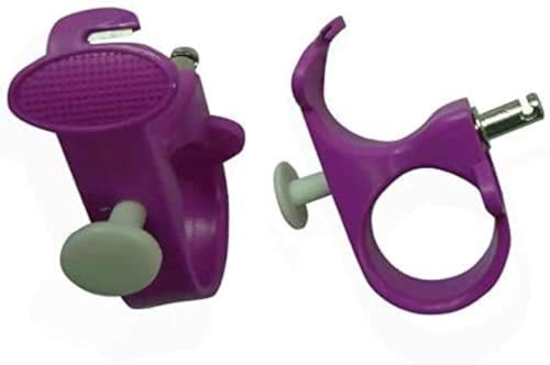 Nadelabzieher, 3-in-1 Fadenschneider, Nähfingerhut, geschirmt, Schutznadel, Nadeln, Quilten, Handwerk, Zubehör, DIY Nähwerkzeuge (lila) von Cida