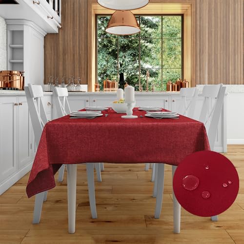 Cieffepi Home Collections Fleckabweisende Tischdecke TOLOSA in verschiedenen Größen und Farben (Rot, 150 x 450 cm) von Cieffepi Home Collections