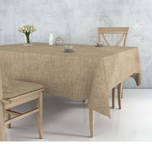Cieffepi Home Collections MULTICOLOR Tischdecke Tischtuch Abwaschbar in verschiedenen Größen und Farben (Cappuccino, 140 x 400 cm) von Cieffepi Home Collections