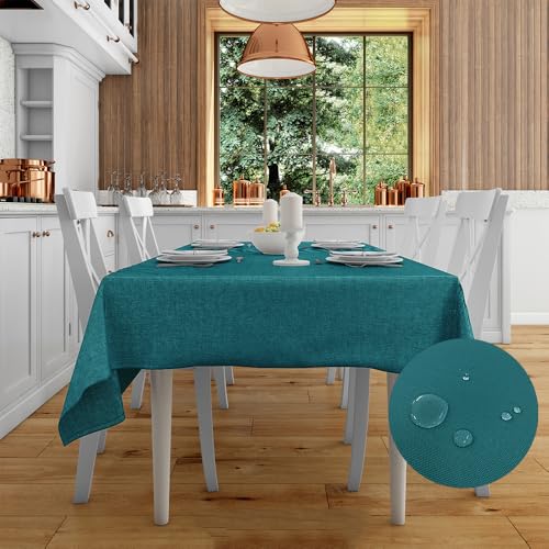 Fleckabweisende Tischdecke TOLOSA in verschiedenen Größen und Farben (Petrol, 150 x 400 cm) von Cieffepi Home Collections