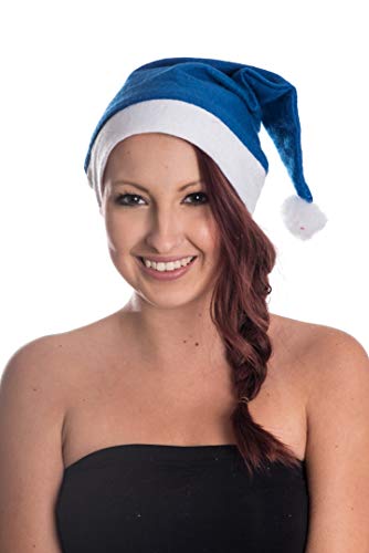 Ciffre Weihnachtsmütze Nikolausmütze Winter Mütze Mützen Nikolaus Santa Blau Ciffre Weihnachtsmütze Nikolausmütze Winter Mütze Mützen Nikolaus Santa Blau von Ciffre
