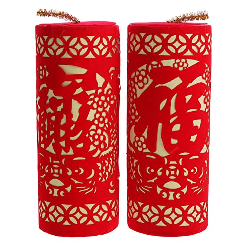 Ciieeo 1 Paar Dekorationen Zum Chinesischen Neujahr Requisiten Für Die Chinesische Neujahrsszene Frühlingsfest-Ornament Dekorationen Zum Mondneujahr Aus Material Ciieeo 1 Paar Dekorationen Zum Chinesischen Neujahr Requisiten Für Die Chinesische Neujahrsszene Frühlingsfest-Ornament Dekorationen Zum Mondneujahr Aus Material von Ciieeo