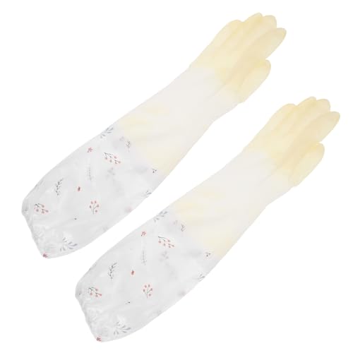Ciieeo 1 Paar Handschuhe Hausarbeit Werkzeuge Emulsion Weiß Ciieeo 1 Paar Handschuhe Hausarbeit Werkzeuge Emulsion Weiß von Ciieeo