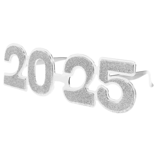 Ciieeo 1 Paar Partybrille mit Glitzer Lustige Glänzende für Silvester und Feiern für Männer und Frauen Unvergesslicher Fotospass und Dekoration für Neujahrsfeiern Ciieeo 1 Paar Partybrille mit Glitzer Lustige Glänzende für Silvester und Feiern für Männer und Frauen Unvergesslicher Fotospass und Dekoration für Neujahrsfeiern von Ciieeo