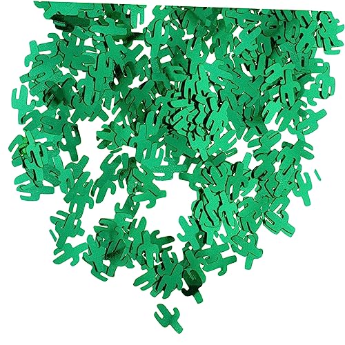 Ciieeo 1 Packung Hawaiian Party Tischdeko mit Kaktus Glitzer Konfetti Sequins für Hochzeiten Geburtstagsfeiern Diy Bastelprojekte und Festtagsdekorationen von Ciieeo