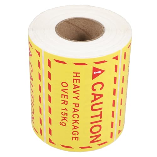 Ciieeo 1 Rolle Aufkleber Für Übergewicht Schweres Etikett Schwere Aufkleber Für Den Versand Schwerer Aufkleber Warnaufkleber Versandetiketten Kupferplattenaufkleber Yellow Ciieeo 1 Rolle Aufkleber Für Übergewicht Schweres Etikett Schwere Aufkleber Für Den Versand Schwerer Aufkleber Warnaufkleber Versandetiketten Kupferplattenaufkleber Yellow von Ciieeo