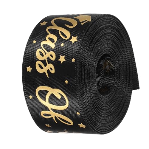 Ciieeo 1 Rolle Diy Geschenkverpackungsband Abschlussfeier Polyesterband mit Goldener Prägung Yards Bastelprojekte Blumensträuße Einladungen und Partys Ciieeo 1 Rolle Diy Geschenkverpackungsband Abschlussfeier Polyesterband mit Goldener Prägung Yards Bastelprojekte Blumensträuße Einladungen und Partys von Ciieeo