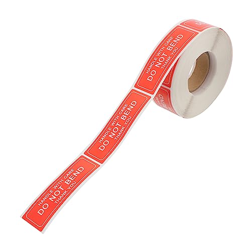 Ciieeo 1 Rolle Fragile Sticker Selbstklebende Warnaufkleber für Versand Verpackungswarnung für Zerbrechliche Gegenstände Auffälliges Design für Kartons Fässer Paletten Ciieeo 1 Rolle Fragile Sticker Selbstklebende Warnaufkleber für Versand Verpackungswarnung für Zerbrechliche Gegenstände Auffälliges Design für Kartons Fässer Paletten von Ciieeo