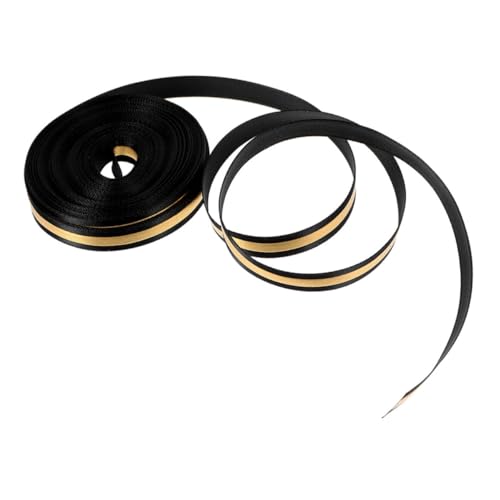Ciieeo 1 Rolle Geschenkband für Abschlussfeiern Schwarzes Goldenes Polyesterband Vielseitig Einsetzbar für Diy Projekte Geschenkverpackung Dekoration für Hochzeiten und Festliche Anlässe Ciieeo 1 Rolle Geschenkband für Abschlussfeiern Schwarzes Goldenes Polyesterband Vielseitig Einsetzbar für Diy Projekte Geschenkverpackung Dekoration für Hochzeiten und Festliche Anlässe von Ciieeo