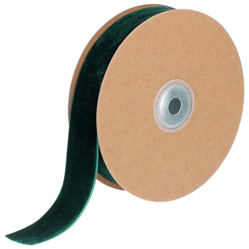 Ciieeo 1 Rolle Mit 2 5 Cm Beflockungsband – Weiches Grünes Geschenkband Aus Plüschstoff Für Verpackungs- Und Bastelprojekte von Ciieeo
