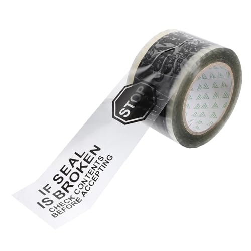 Ciieeo 1 Rolle Warnverdichtungsband Sich Bewegendes Band Beidseitig Klebrig Klebeband Verpackungsband Für Pakete Anti-manipulationsband Banddichtungen Kartonversiegelband Hoch von Ciieeo