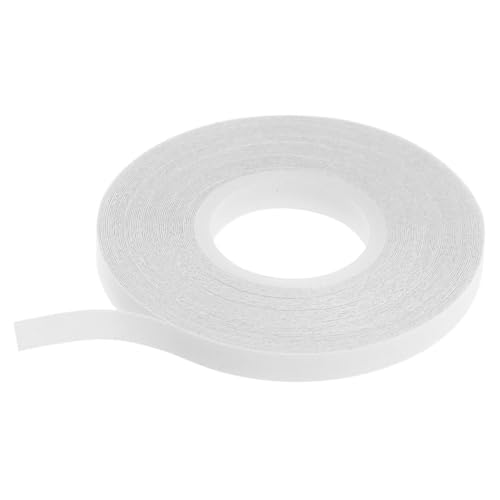 Ciieeo 1 Rolle Wasserlösliches doppelseitiges Klebeband Kunsthandwerk dünn einseitig doppelt Fixierung groß DIY-Patchwork-Klebeband temporäres Fixierband Saumband pva Weiß von Ciieeo