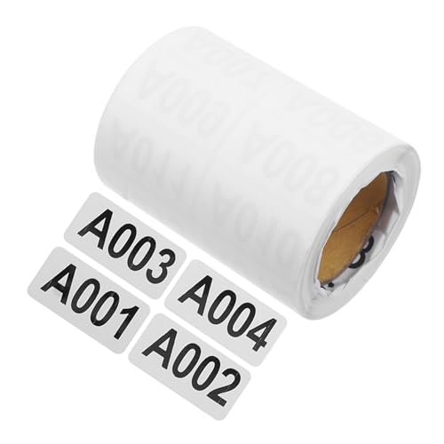 Ciieeo 1 Rolle Zahlenflussnummernbezeichnung Etiketten seriell Organisation Code nummerierte Aufkleber Bestandsaufkleber Aufkleber mit kleinen Nummern Papier Weiß Ciieeo 1 Rolle Zahlenflussnummernbezeichnung Etiketten seriell Organisation Code nummerierte Aufkleber Bestandsaufkleber Aufkleber mit kleinen Nummern Papier Weiß von Ciieeo