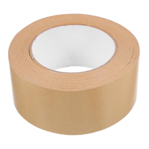 Ciieeo 1 Rolle braunes Packband Band Masse Papier sich bewegendes Band Streifen Karton Verpackung mit braunem Klebeband Pappband Bandverpackung Rahmenband Wickelband Brown Ciieeo 1 Rolle braunes Packband Band Masse Papier sich bewegendes Band Streifen Karton Verpackung mit braunem Klebeband Pappband Bandverpackung Rahmenband Wickelband Brown von Ciieeo