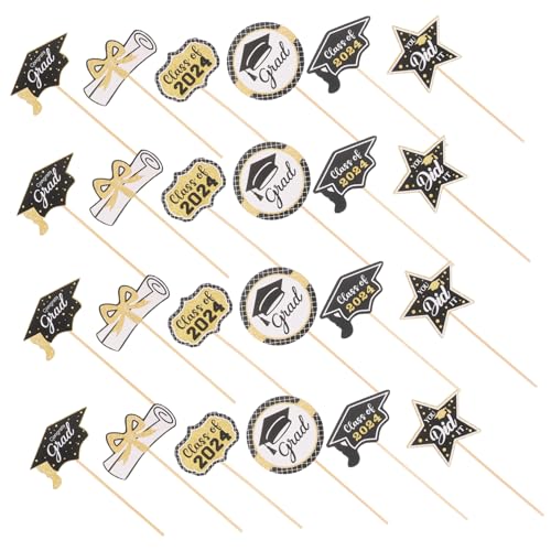 Ciieeo 1 Satz Abschluss Cupcake Topper Für Abschlussfeier Für Kuchen Und Desserts Sicher Und Gesund Partyaccessoires Für Einen Festlichen 24 Stück Ciieeo 1 Satz Abschluss Cupcake Topper Für Abschlussfeier Für Kuchen Und Desserts Sicher Und Gesund Partyaccessoires Für Einen Festlichen 24 Stück von Ciieeo