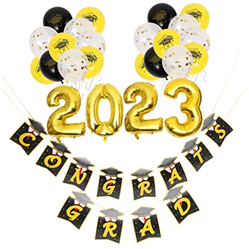 Ciieeo 1 Satz Abschlussfeier Dekorationen Abschluss Ballon Dekorationsset für den Schulabschluss 2023 luftballons herzlichen glückwunsch grad partydekorationen Abschlussfeier Ballon Ciieeo 1 Satz Abschlussfeier Dekorationen Abschluss Ballon Dekorationsset für den Schulabschluss 2023 luftballons herzlichen glückwunsch grad partydekorationen Abschlussfeier Ballon von Ciieeo