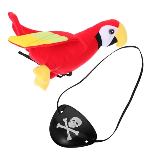 Ciieeo 1 Satz Cosplay -Requisiten Spielshow-Requisiten Kostüm Augenklappe Piratenkostümdekoration Schulterpapagei für Piratenkostüm Papagei auf der Schulter Plastik Ciieeo 1 Satz Cosplay -Requisiten Spielshow-Requisiten Kostüm Augenklappe Piratenkostümdekoration Schulterpapagei für Piratenkostüm Papagei auf der Schulter Plastik von Ciieeo