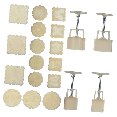 Ciieeo 1 Satz Handpress Mooncake Set Verstellbare Backform für Traditionelle Mondkuchen Formen Platten für Diy für Mittherbstfest Ciieeo 1 Satz Handpress Mooncake Set Verstellbare Backform für Traditionelle Mondkuchen Formen Platten für Diy für Mittherbstfest von Ciieeo