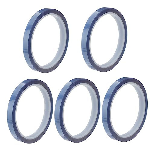 Ciieeo 1 Satz Hochtemperatur Klebeband Hitzebeständiges Übertragungsklebeband Für Sublimationspressen Für Anwendung Mit Hitzeübertragbarem Vinyl Kein Rückstand 5rollen von Ciieeo