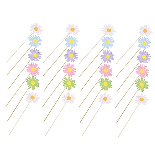 Ciieeo 1 Satz Kucheneinsatz Dekoration Gänseblümchen Cupcake Topper Ornamente Gänseblümchen Ein Kuchenaufsatz Farbige Babyblumen Hochzeitsdekor Bunte Picks Kleine 24 Stück Ciieeo 1 Satz Kucheneinsatz Dekoration Gänseblümchen Cupcake Topper Ornamente Gänseblümchen Ein Kuchenaufsatz Farbige Babyblumen Hochzeitsdekor Bunte Picks Kleine 24 Stück von Ciieeo