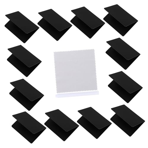 Ciieeo 1 Satz Löschbare Preisschildkarte Message-board-ornament Kleine Nachrichtenkreidescheibenschilder Lebensmittelzeichen Tags Kleine Tafel Heimschulzubehör Schildhalter Black Plastik von Ciieeo