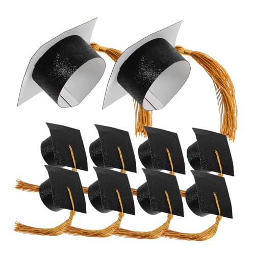 Ciieeo 1 Satz Mini Doktorhut Goblet Deckel Dekorative Abschlusskappen Für Weingläser Für Abschlussfeiern Partys Und Festliche Anlässe Kreative Tischdekoration 20 Stück Ciieeo 1 Satz Mini Doktorhut Goblet Deckel Dekorative Abschlusskappen Für Weingläser Für Abschlussfeiern Partys Und Festliche Anlässe Kreative Tischdekoration 20 Stück von Ciieeo