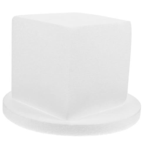 Ciieeo 1 Satz Schaum Kuchenmodell für Dekoration Dummy mit Stand Leicht und zum Üben von Tortendekorationen für Kreative Projekte Ciieeo 1 Satz Schaum Kuchenmodell für Dekoration Dummy mit Stand Leicht und zum Üben von Tortendekorationen für Kreative Projekte von Ciieeo