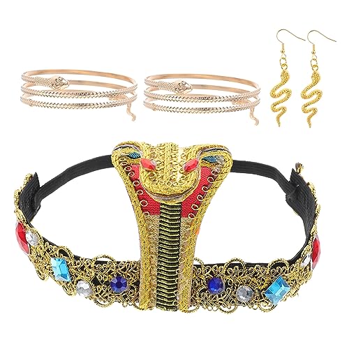Ciieeo 1 Satz Schlangen-Stirnband-Armband Schlangenstirnband Kopfbedeckung Zubehör Perlen costume de halloween halloweenkostüme Halloween-Stirnband- Schlangenarmband Polyester-Metall Ciieeo 1 Satz Schlangen-Stirnband-Armband Schlangenstirnband Kopfbedeckung Zubehör Perlen costume de halloween halloweenkostüme Halloween-Stirnband- Schlangenarmband Polyester-Metall von Ciieeo