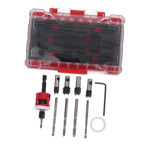 Ciieeo 1 Satz Senkbohrer Senker-Tiefenanschlag Senkerbohrer Senker für Holz Senker-Bits Holzbearbeitungswerkzeuge Senkbit Aluminiumlegierung rot Ciieeo 1 Satz Senkbohrer Senker-Tiefenanschlag Senkerbohrer Senker für Holz Senker-Bits Holzbearbeitungswerkzeuge Senkbit Aluminiumlegierung rot von Ciieeo