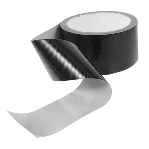 Ciieeo 1 Satz Starkes Band Klebeband Selbstklebend Reparatur Handwerk Streifen Teppich Butylband Stoff Band Umwickeln Schwerlast mehrzweckband Bodenmatte Schwarz Mullfaser 2rollen von Ciieeo
