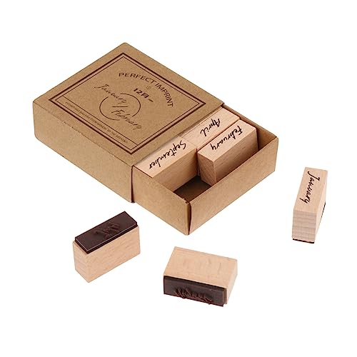 Ciieeo 1 Satz Stempelset Aus Holz Monat Dekorative Briefmarken Alphabet Holzstempel Briefmarken Für Den Versand Tagebuchstempel Holz Buchstabe Handkonto Hölzern Zeitschriften Gummi Ciieeo 1 Satz Stempelset Aus Holz Monat Dekorative Briefmarken Alphabet Holzstempel Briefmarken Für Den Versand Tagebuchstempel Holz Buchstabe Handkonto Hölzern Zeitschriften Gummi von Ciieeo