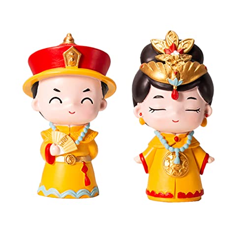 Ciieeo 1 Satz Teiliges Chinesischer Kuchen Dekorationen Kaiserliche Pärchen Figuren Aus Resin Für Partys Und Wohnaccessoires Kreative Und Lustige Kuchenornamente 2 Stück Ciieeo 1 Satz Teiliges Chinesischer Kuchen Dekorationen Kaiserliche Pärchen Figuren Aus Resin Für Partys Und Wohnaccessoires Kreative Und Lustige Kuchenornamente 2 Stück von Ciieeo
