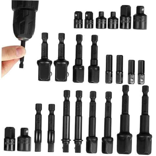 Ciieeo 1 Satz Teiliges Schlagschrauber Nüsse Adapter und Verlängerung Vanadium Metrisches Bohrer Bit für Vielseitige Anwendungen Automobilreparatur Ciieeo 1 Satz Teiliges Schlagschrauber Nüsse Adapter und Verlängerung Vanadium Metrisches Bohrer Bit für Vielseitige Anwendungen Automobilreparatur von Ciieeo