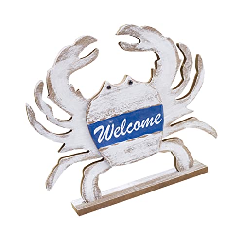 Ciieeo 1 Stück Krabben Imitat Ornament Tiki Bar Dekorationen Nautische Ornamente Surf Cottage Muscheln Exquisites Krabben Strand Kreative von Ciieeo