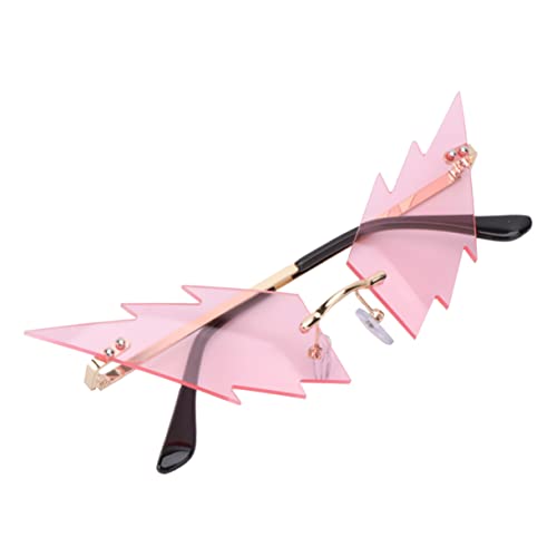 Ciieeo 1 Stück Lustige Sonnenbrille im Blitzdesign Einzigartige Partybrille für Kreative und Fotodekoration für Halloween und Festliche Anlässe Leicht und Bequem von Ciieeo
