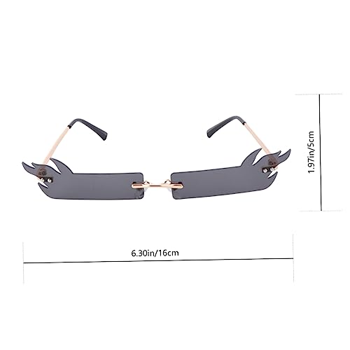 Ciieeo 1 Stück lustige Brille schnapsgläser schlanke Brille Flammensonnenbrille dekrotive Gläser Cool geformte Gläser Party-Sonnenbrille Mode Sonnenbrillen schlanke Sonnenbrille Schwarz Ciieeo 1 Stück lustige Brille schnapsgläser schlanke Brille Flammensonnenbrille dekrotive Gläser Cool geformte Gläser Party-Sonnenbrille Mode Sonnenbrillen schlanke Sonnenbrille Schwarz von Ciieeo