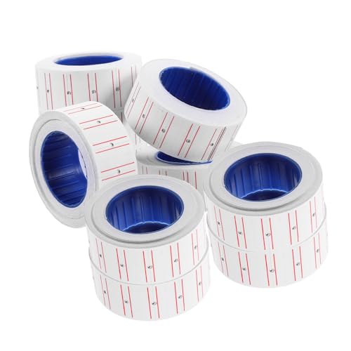 Ciieeo 10 Rollen Preisblatt Etiketten Name Papier Preisschildpapier Marktmarke Selbstklebender Preisschild-Aufkleber Preismarkierungsband selbstklebendes Preisschild Shop-Tags Ciieeo 10 Rollen Preisblatt Etiketten Name Papier Preisschildpapier Marktmarke Selbstklebender Preisschild-Aufkleber Preismarkierungsband selbstklebendes Preisschild Shop-Tags von Ciieeo