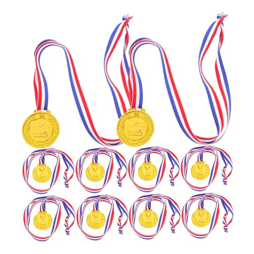 Ciieeo 10 Stück Goldmedaillen für Sportauszeichnungen Spielmedaillen für Wettbewerbe Partys und Leicht Sicher und Vielseitig Einsetzbar für Event Ciieeo 10 Stück Goldmedaillen für Sportauszeichnungen Spielmedaillen für Wettbewerbe Partys und Leicht Sicher und Vielseitig Einsetzbar für Event von Ciieeo