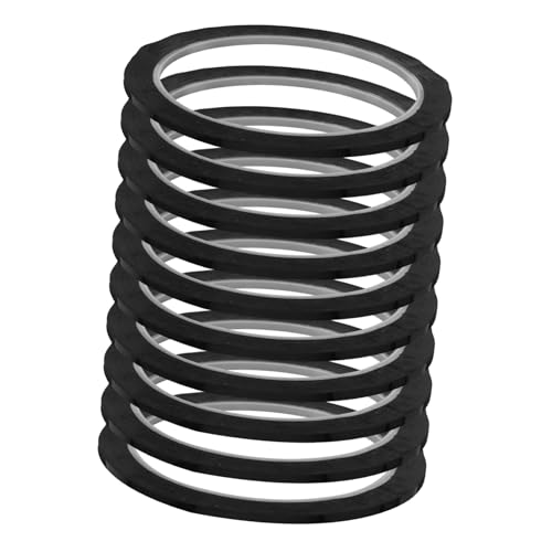 Ciieeo 10 Stück Teiliges Dunkles Pet klebeband Dünnes Reißfestes Whiteboard Tape für Trockene Markierung Selbstklebend Rückstandsfrei für Raster Diagramme und Bastelarbeiten von Ciieeo