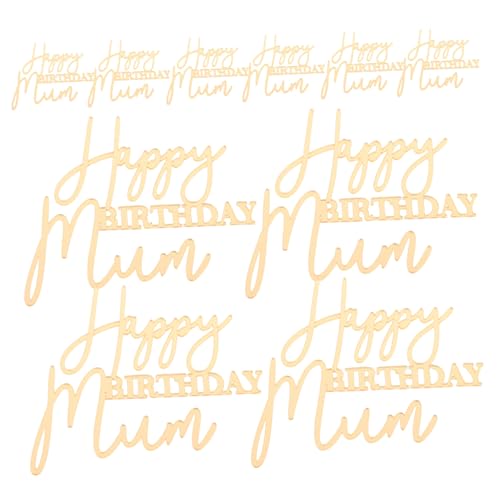 Ciieeo 10 Stück Teiliges Happy Birthday Mom Cake Topper im eleganten Stil Stilvolle Muttertags-cupcake-deko für Damen Geburtstagsparty Einfache Montage Partydekoration Ciieeo 10 Stück Teiliges Happy Birthday Mom Cake Topper im eleganten Stil Stilvolle Muttertags-cupcake-deko für Damen Geburtstagsparty Einfache Montage Partydekoration von Ciieeo