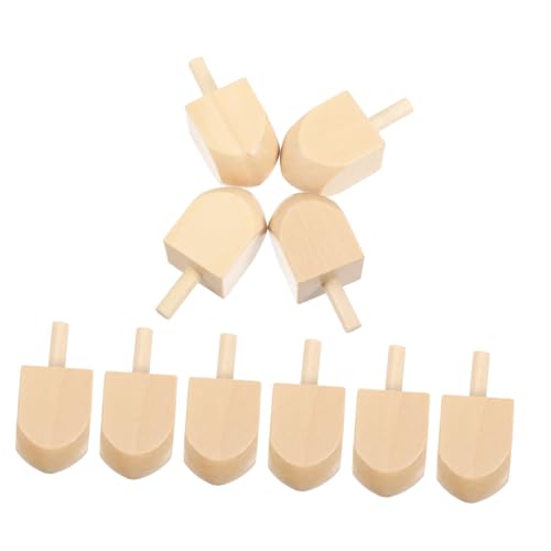 Ciieeo 10 Stück Teiliges Holz Dreidel für Chanukka Blanko DIY Holzspielzeug Sicher für Bastelprojekte und Festliche Dekorationen Langlebig und Vielseitig Einsetzbar Ciieeo 10 Stück Teiliges Holz Dreidel für Chanukka Blanko DIY Holzspielzeug Sicher für Bastelprojekte und Festliche Dekorationen Langlebig und Vielseitig Einsetzbar von Ciieeo