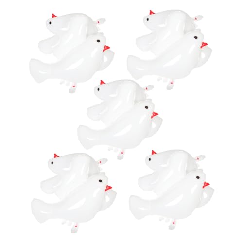 Ciieeo 10 Stück friedenstaube ballon freigeben Hochzeit Luftballons groß Taube Ballons Denkmal Party Gedenkballons Taube Dekorationen Vogel Luftballons Folienballon Aluminiumfolie Weiß Ciieeo 10 Stück friedenstaube ballon freigeben Hochzeit Luftballons groß Taube Ballons Denkmal Party Gedenkballons Taube Dekorationen Vogel Luftballons Folienballon Aluminiumfolie Weiß von Ciieeo