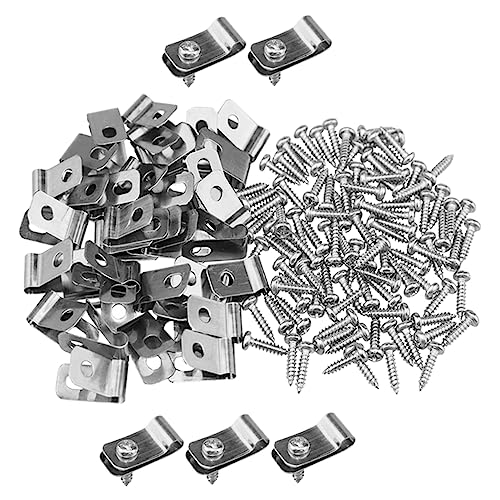 Ciieeo 100 Stück Drahtzaun Klemmen aus Aluminium für Tiergehege Robuste Zaunhalterungen für Drahtzäune zur Sicherung von Viehzäunen Ciieeo 100 Stück Drahtzaun Klemmen aus Aluminium für Tiergehege Robuste Zaunhalterungen für Drahtzäune zur Sicherung von Viehzäunen von Ciieeo
