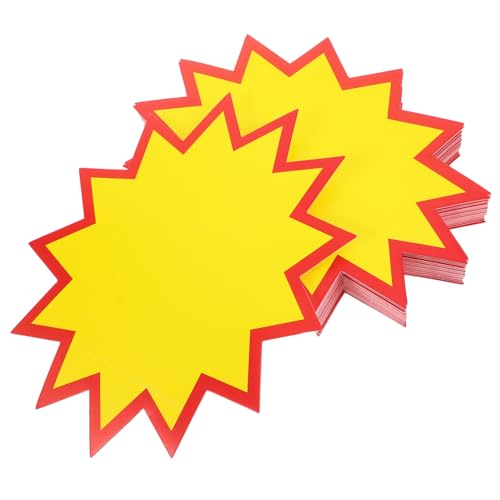 Ciieeo 100 Stück Explosivstoff Aufkleber Preisschild Aufkleber Schilder Für Einzelhandelsgeschäfte Etiketten Leere Schilder Verkaufsschilder Einzelhandel Große Preisaufkleber Ciieeo 100 Stück Explosivstoff Aufkleber Preisschild Aufkleber Schilder Für Einzelhandelsgeschäfte Etiketten Leere Schilder Verkaufsschilder Einzelhandel Große Preisaufkleber von Ciieeo