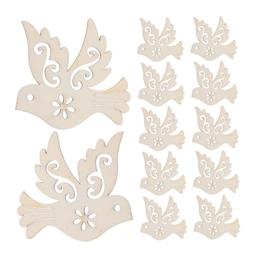 Ciieeo 100 Stück Holzvogelanhänger Weihnachtsornament Taubenornament Taubenvogel Basteln Ausschnitte Aus Holz In Vogelform Unbehandelte Holztaube Unbehandelte Leere Holzscheiben Ciieeo 100 Stück Holzvogelanhänger Weihnachtsornament Taubenornament Taubenvogel Basteln Ausschnitte Aus Holz In Vogelform Unbehandelte Holztaube Unbehandelte Leere Holzscheiben von Ciieeo