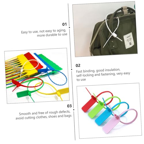 Ciieeo 100 Stück Manipulationssiegel Anti-manipulationsband Sicherheitssiegel Aus Kunststoff Kofferanhänger Originalitätssiegel Aus Kunststoff Pull-tag Enger Verschluss Pp Zufällige Farbe Ciieeo 100 Stück Manipulationssiegel Anti-manipulationsband Sicherheitssiegel Aus Kunststoff Kofferanhänger Originalitätssiegel Aus Kunststoff Pull-tag Enger Verschluss Pp Zufällige Farbe von Ciieeo