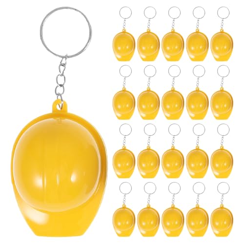Ciieeo 100 Stück Mini Bauhelm Schlüsselanhänger Gelbe Sicherheitshelme Partygeschenk Ingenieur Schlüsselring Rucksackanhänger Bau-Themen Dekorationen Ciieeo 100 Stück Mini Bauhelm Schlüsselanhänger Gelbe Sicherheitshelme Partygeschenk Ingenieur Schlüsselring Rucksackanhänger Bau-Themen Dekorationen von Ciieeo