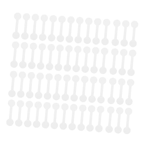 Ciieeo 100 Stück Preisschildpapier Schmuckausweisetiketten Ringaufkleber Ringetiketten Aufkleber-armband Preisschilder Für Ringe Identifikationsaufkleber Für Schmuck Kleine Tags Weiß von Ciieeo