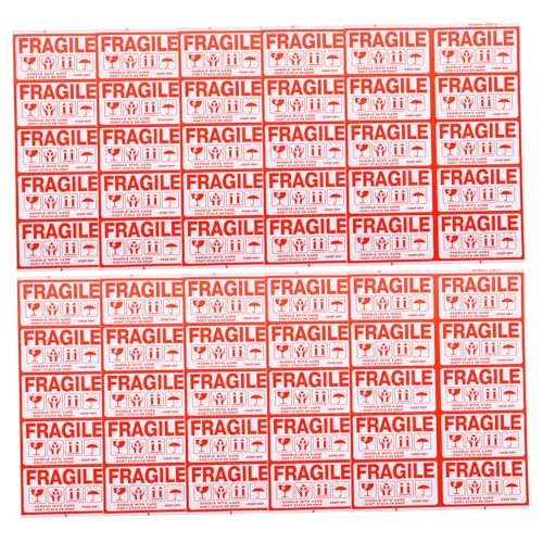 Ciieeo 100 Stück Selbstklebende Versandaufkleber Zerbrechlich Warnetiketten Verpackungsetiketten Fragile Sticker für Bruchgefahr Paketversand Vorsicht Label Ciieeo 100 Stück Selbstklebende Versandaufkleber Zerbrechlich Warnetiketten Verpackungsetiketten Fragile Sticker für Bruchgefahr Paketversand Vorsicht Label von Ciieeo
